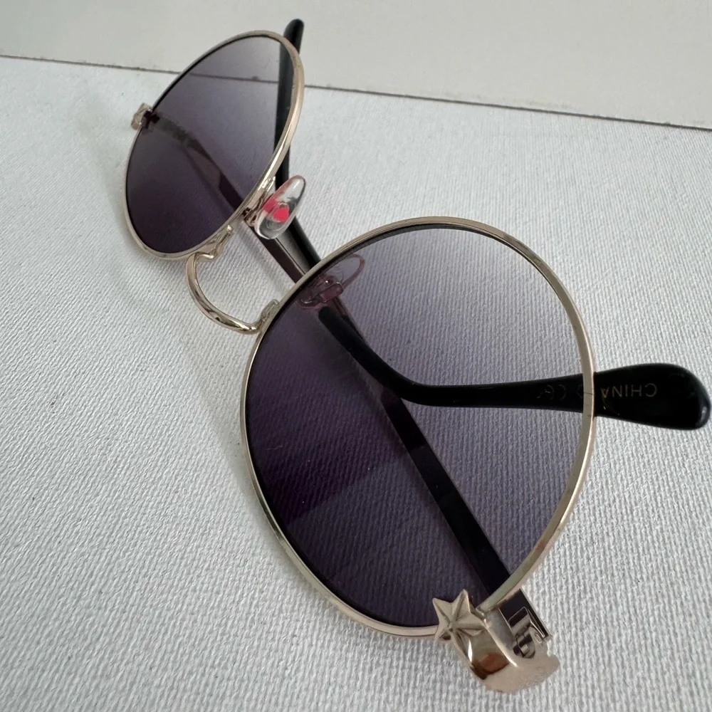 BETSEY JOHNSON SUNGLASSES AVIATOR BJ710 - Picture 6 of 12